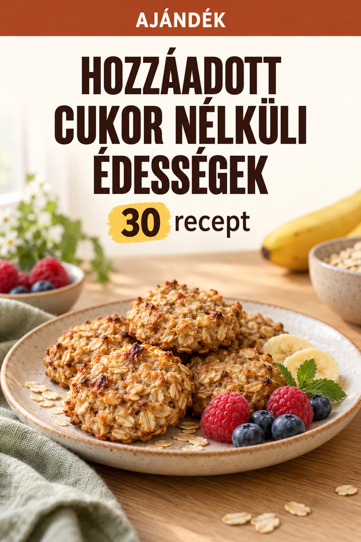 Hozzáadott cukor nélküli édességek – 30 recept