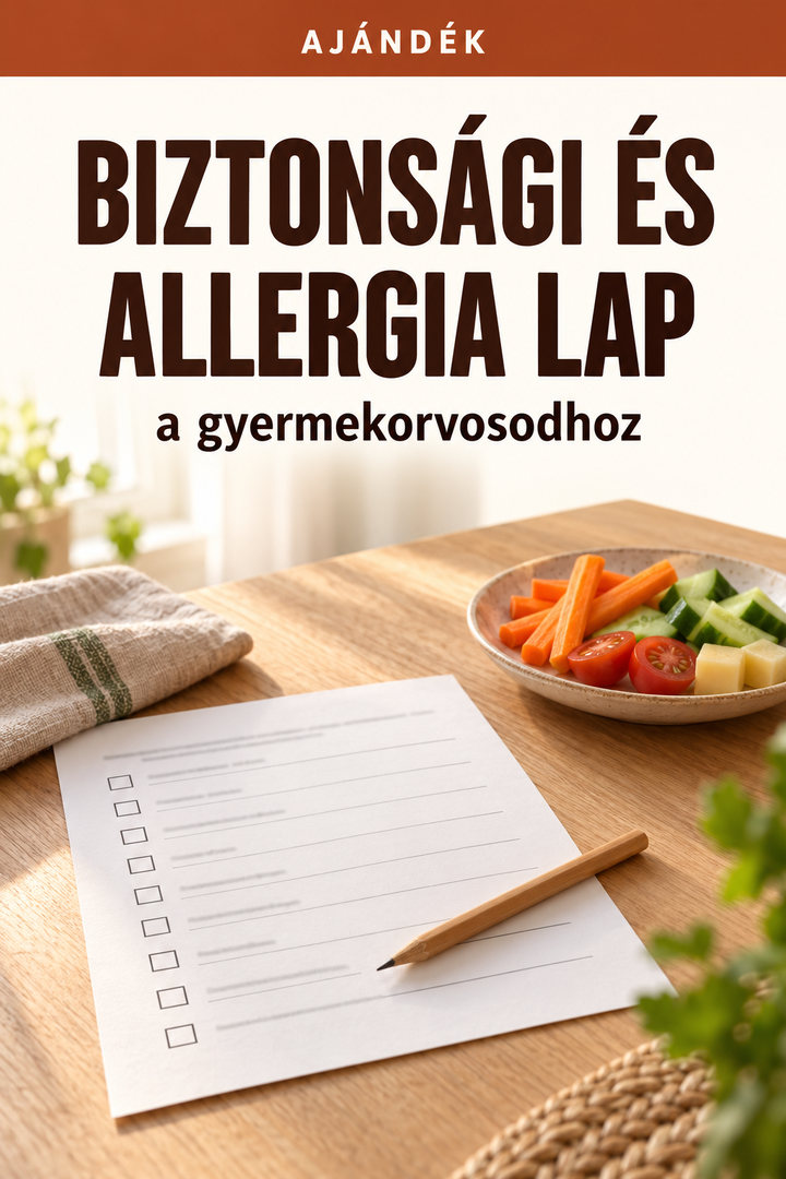 Biztonsági és allergia lap – a gyermekorvosodhoz